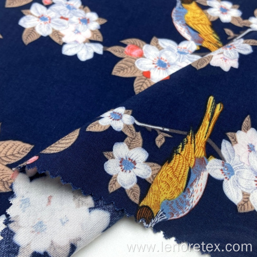 Woven Rayon Printed Fabric For Summer Shirts